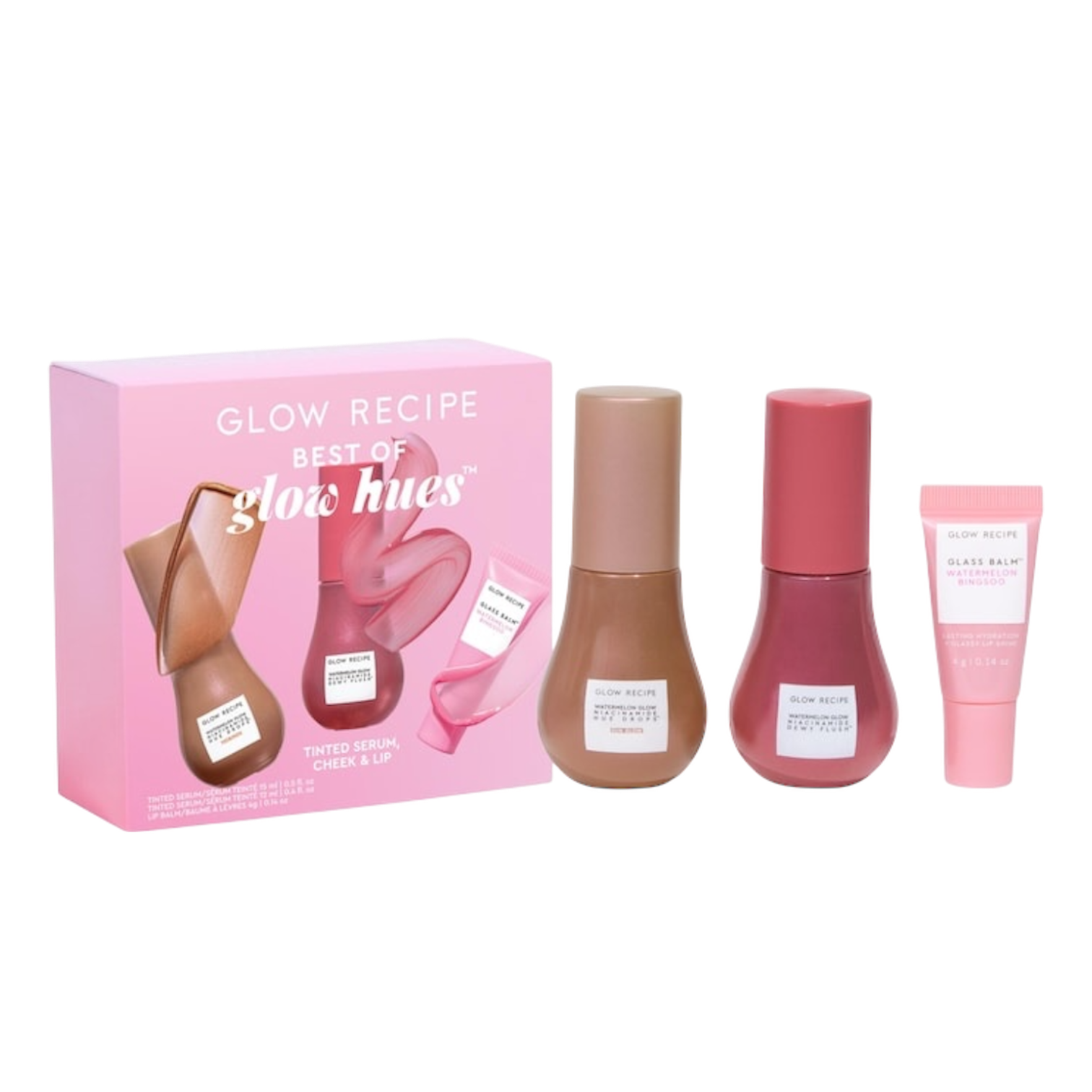 Glow Recipe Best of Glow Hues - Tinted Serum, Cheek & Lip Gift Set