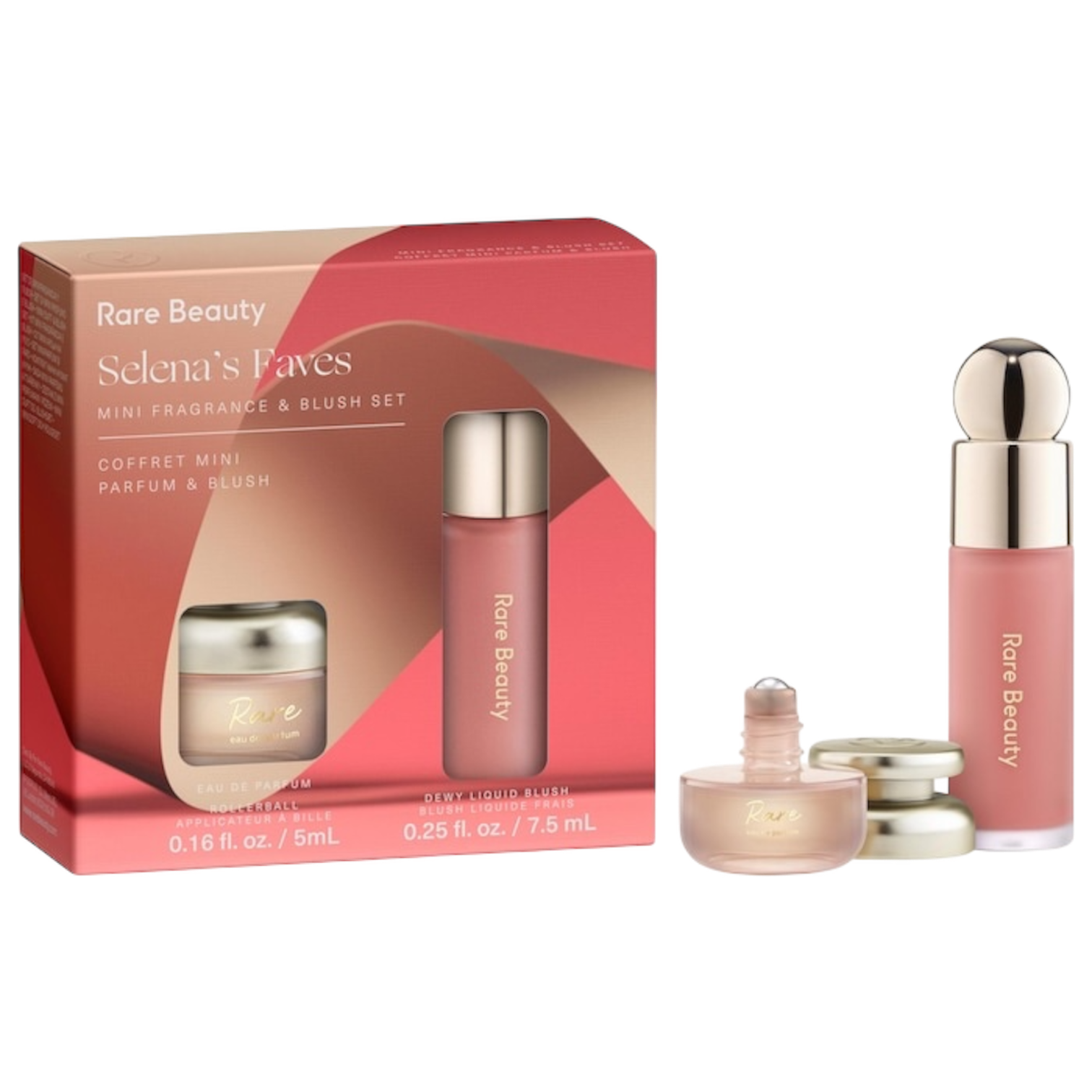 Rare Beauty by Selena Gomez Selena's Faves Mini Fragrance & Blush Set