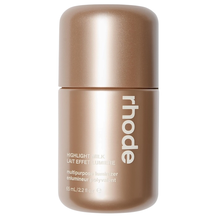 Rhode Highlight Milk Multipurpose Luminizer Color: pearly warm bronze