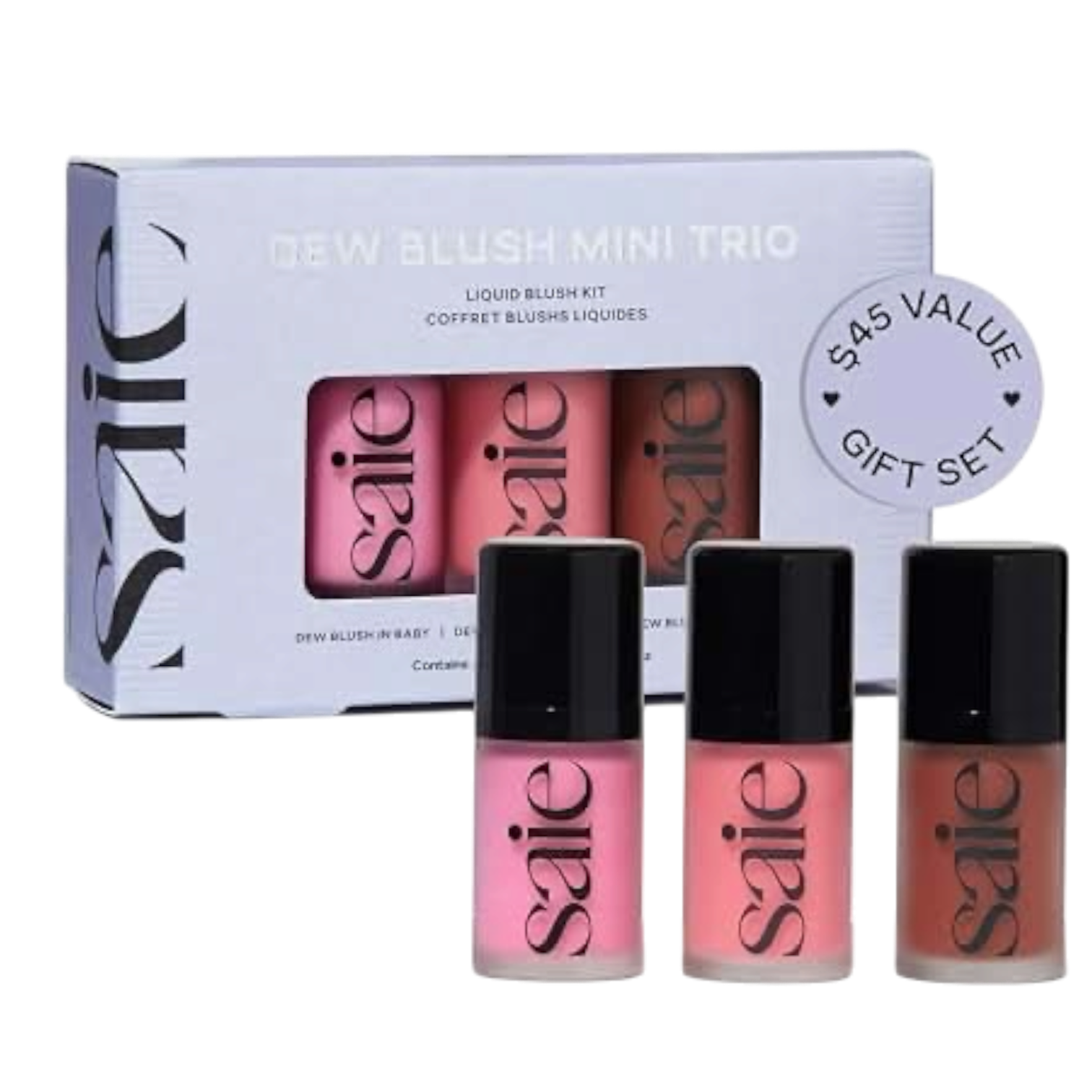 Saie Mini Dew Blush Trio Set NEW